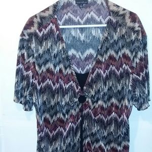 Mock 2pc Blouse size 3X